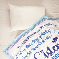 Sisters Forever - Personalized Blanket