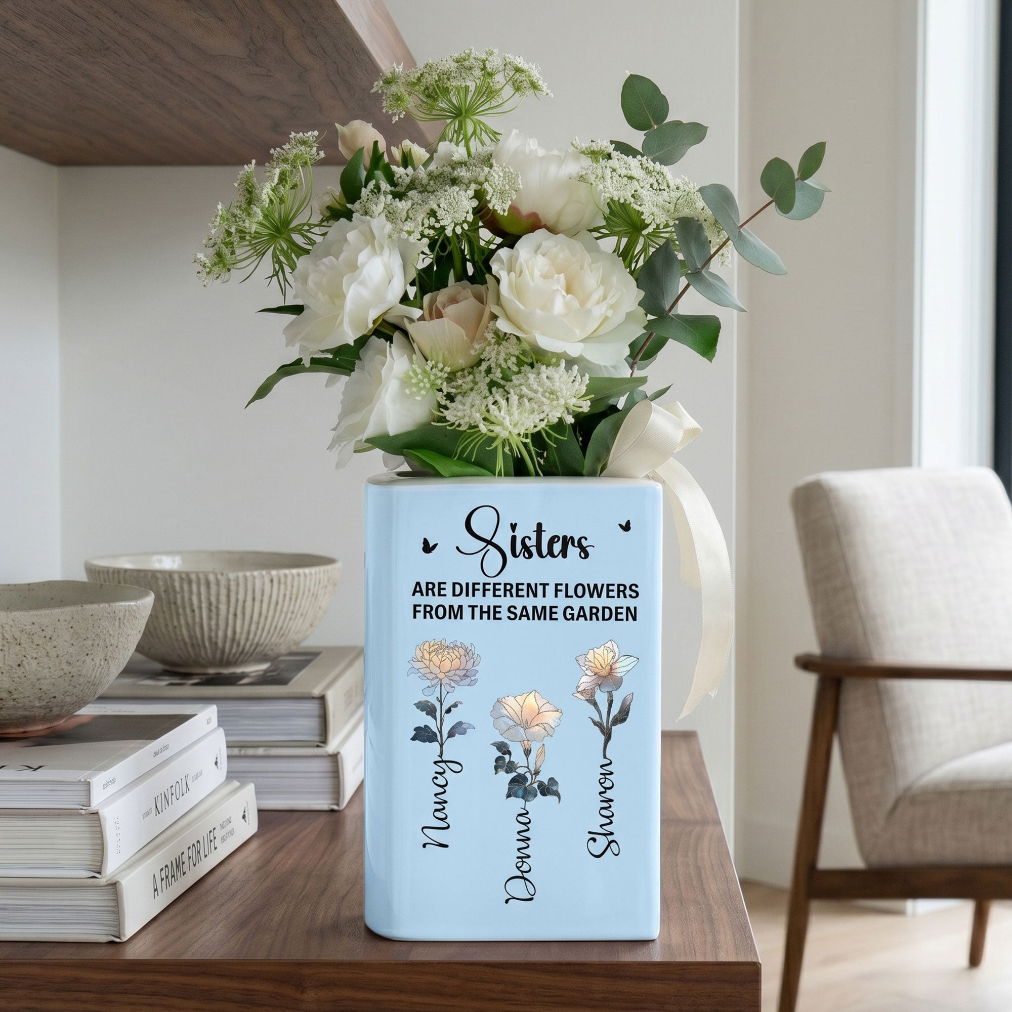 Sisters-Are-Different-Flowers-From-The-Same-Garden-Gift-For-Her-Personalized-Vase-1