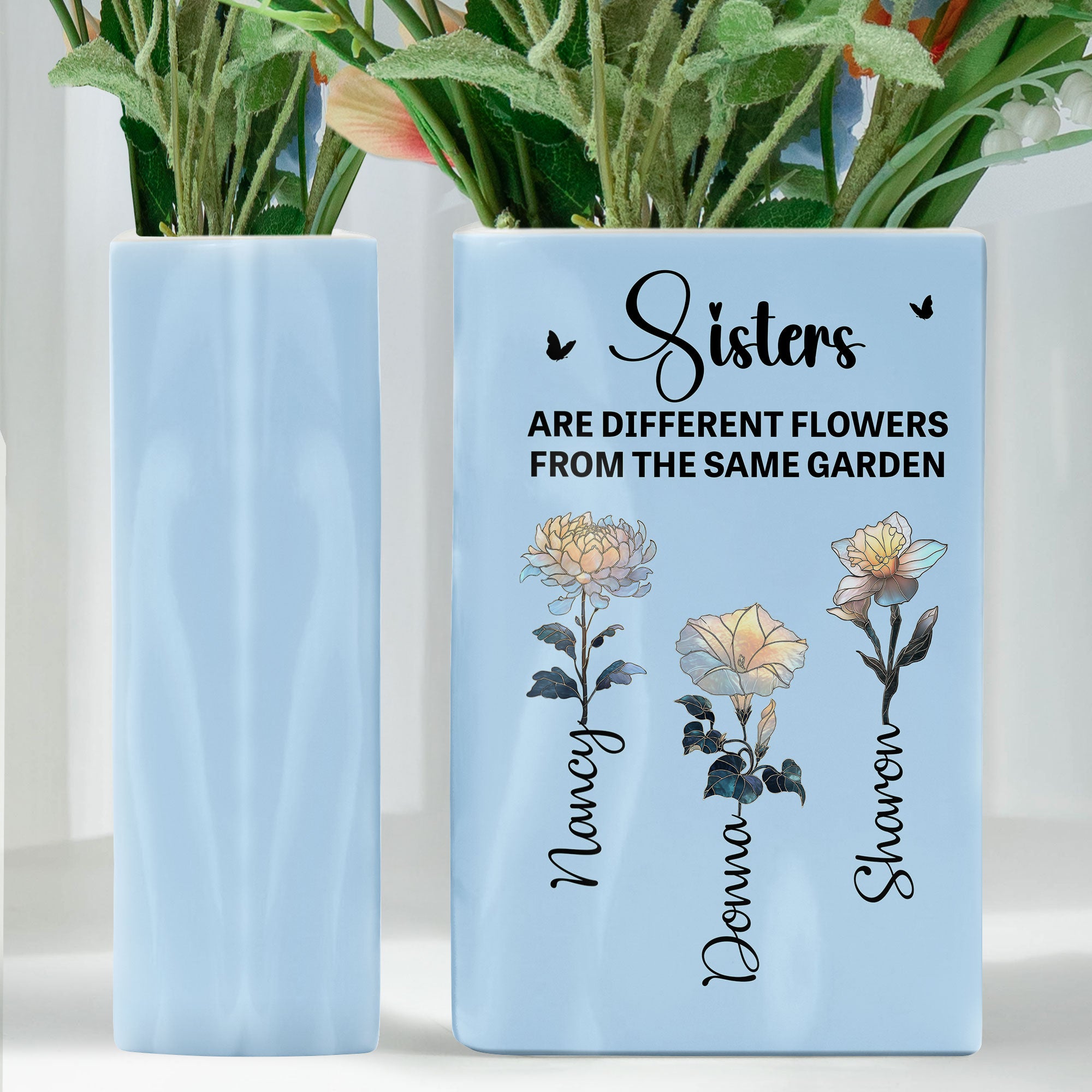 Sisters-Are-Different-Flowers-From-The-Same-Garden-Gift-For-Her-Personalized-Vase-4