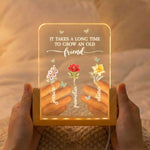 Sisters-Are-Different-Flowers-From-The-Same-Garden-Personalized-Night-Light-2