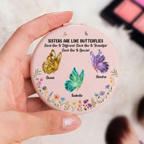 Sisters-Are-Like-Gentle-Butterflies-Personalized-Compact-Mirror-2