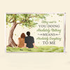 Sitting Next To You - Personalized Rectangle Acrylic Plaque