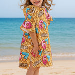 Six Seven 67 Meme Ice Cream - Personalized Kids Hooded Towel