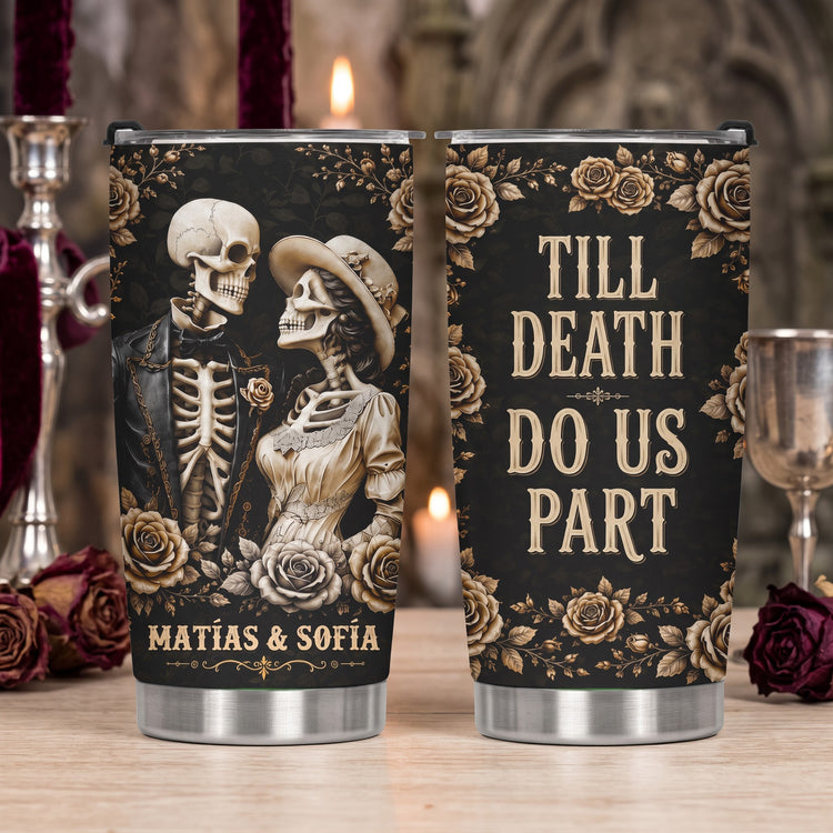 Skull-Couple-Anniversary-Gift-For-Him,-Her-Personalized-Tumbler2