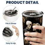 Skull-Couple-Anniversary-Gift-For-Him,-Her-Personalized-Tumbler6