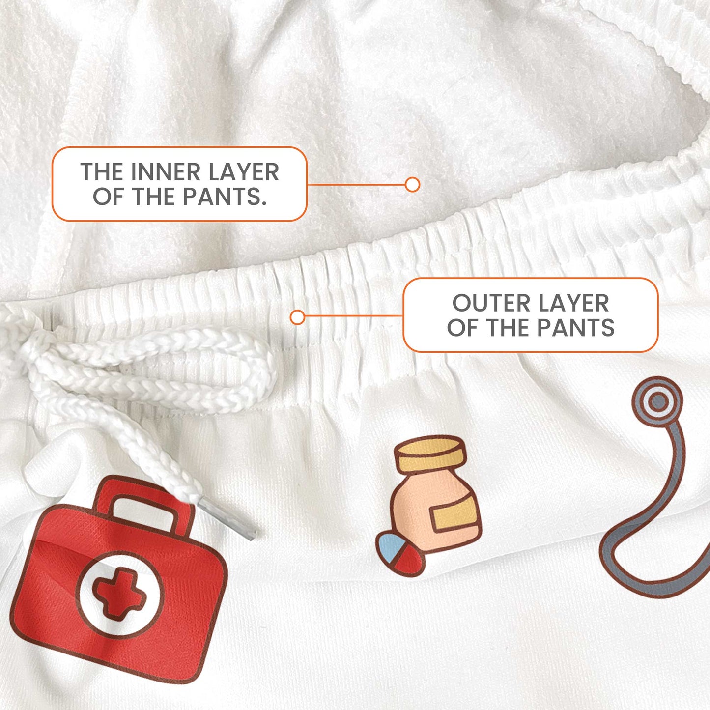 Sleep All Day Nurse All Night - Nurse Gift - Personalized Sweatpants