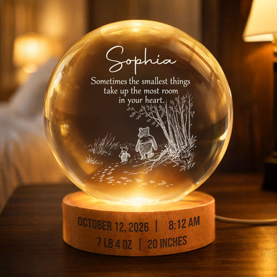 Smallest Things Baby Room Decor - Personalized Night Light
