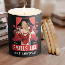 Smells Like Our First Anniversary - Personalized Candle
