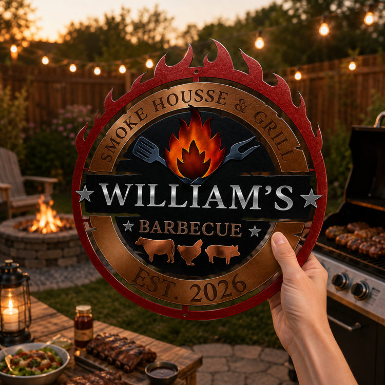 Smoke-House-&-Grill-Personalized-Metal-Sign2