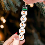 Snowman Family - Funny Family Custom Gift - Personalized Family Ornament