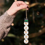 Snowman Family - Funny Family Custom Gift - Personalized Family Ornament