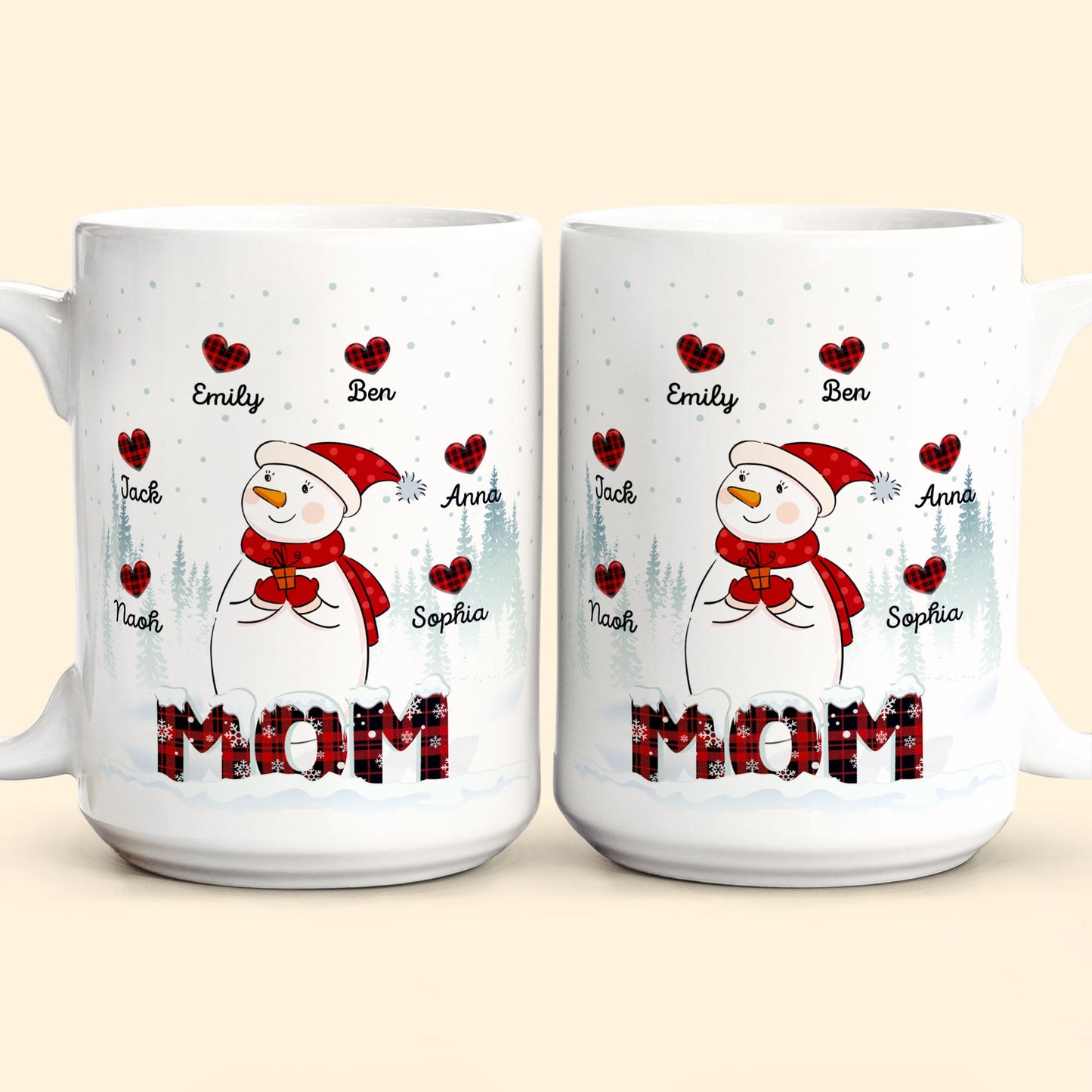 Snowmom - Personalized Mug