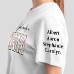 So God Made A Grandma - Personalized Shirt
