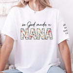 So God Made A Grandma - Personalized Shirt