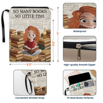 So Many Books So Little Time - Personalized Book Sleeve