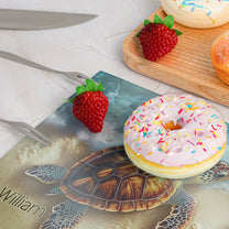 So Many In The Sea - Personalized Glass Cutting Board