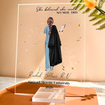 So She Did - Personalized Acrylic Plaque