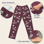 Soccer Custom Name, Number - Personalized Sweatpants, Lounge Pants With Pockets
