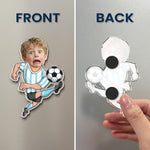 Soccer-Players For Son, Grandson, Him, Sport Lovers - Personalized Magnet 5