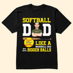 Softball Dad - Personalized Shirt