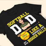 Softball Dad - Personalized Shirt