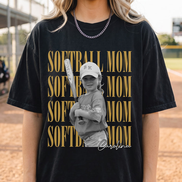 Softball-Mom-Custom-Photo--Personalized-Shirt