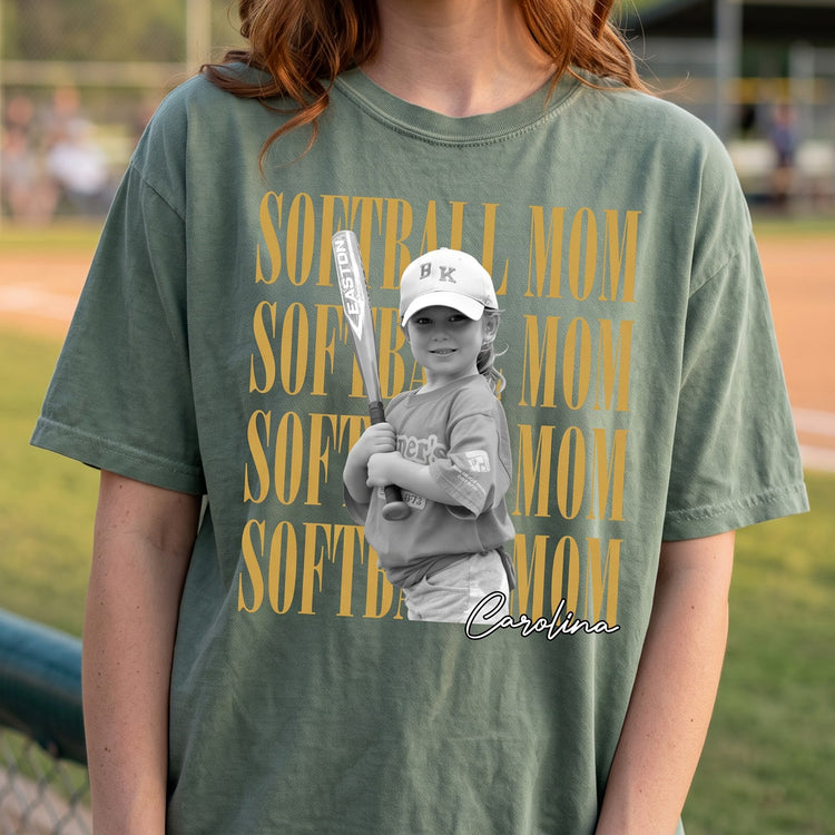 Softball-Mom-Custom-Photo--Personalized-Shirt