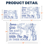 Some Girls Are Just Born With The Sky - Personalized Poster