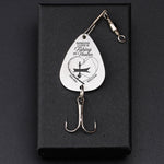 Someone I Love Is Fishing In Heaven - Personalized Fishing Lure Keychain