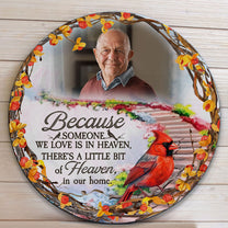 Someone We Love Is In Heaven - Personalized Wood Photo Sign