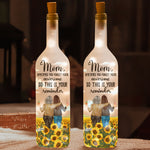 Sometimes You Forget You're Awesome - Personalized Bottle Lamp