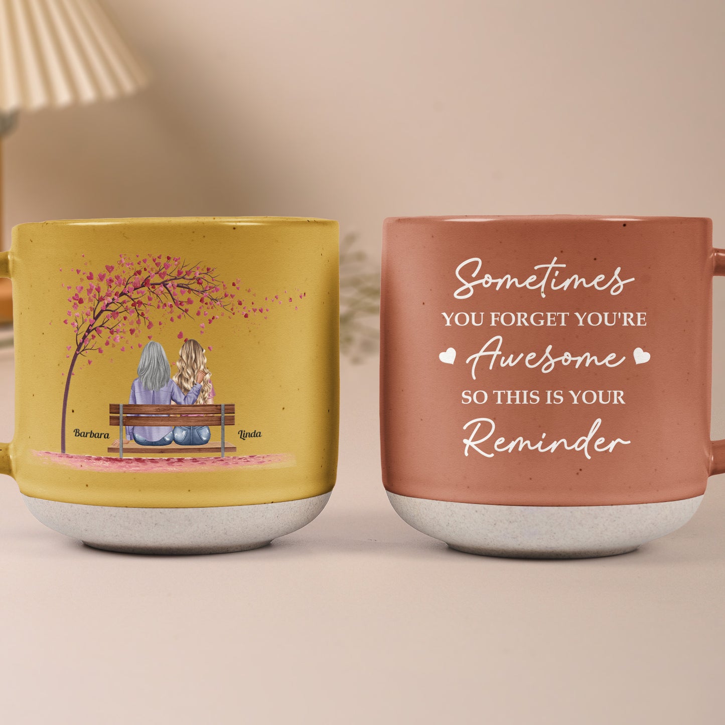 Sometimes You Forget You're Awesome This Is Your Reminder - Personalized Pottery Mug