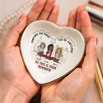 Sometimes You Forget You're Awesome So This Is Your Reminder - Personalized Ring Dish