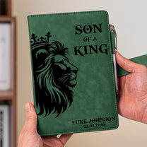 Son-Daughter-Of-A-King-Personalized-Leather-Prayer-Journal-3