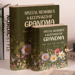 Special Memories & Keepsakes Of Grandma - Personalized Wooden Book Box