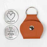 Spicy Pocket Hug For Him - I Love Your Face Especially When It's Between My Legs - Personalized Leather Pocket Hug