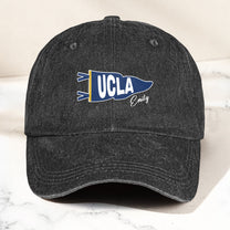 Custom Pennant Flag School Spirit - Personalized Cap