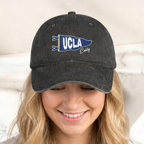 Custom Pennant Flag School Spirit - Personalized Cap