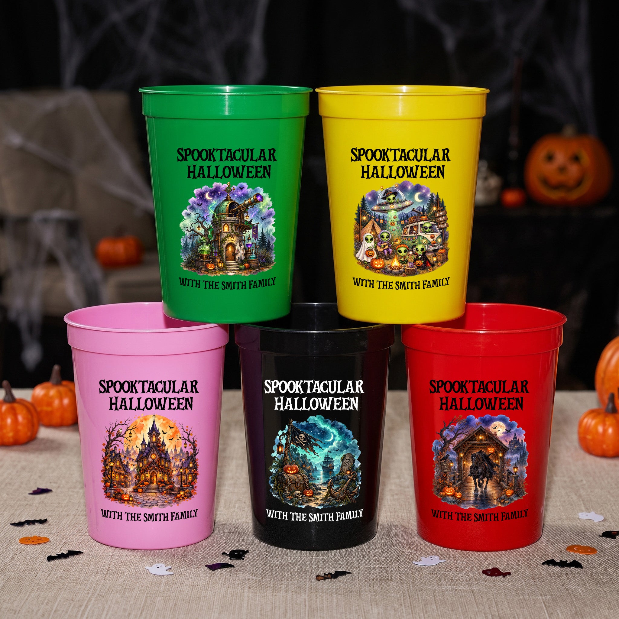 Spooktacular Halloween - Personalized Cups
