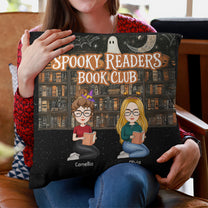 Spooky Book Club - Personalized Pillow (Insert Included)