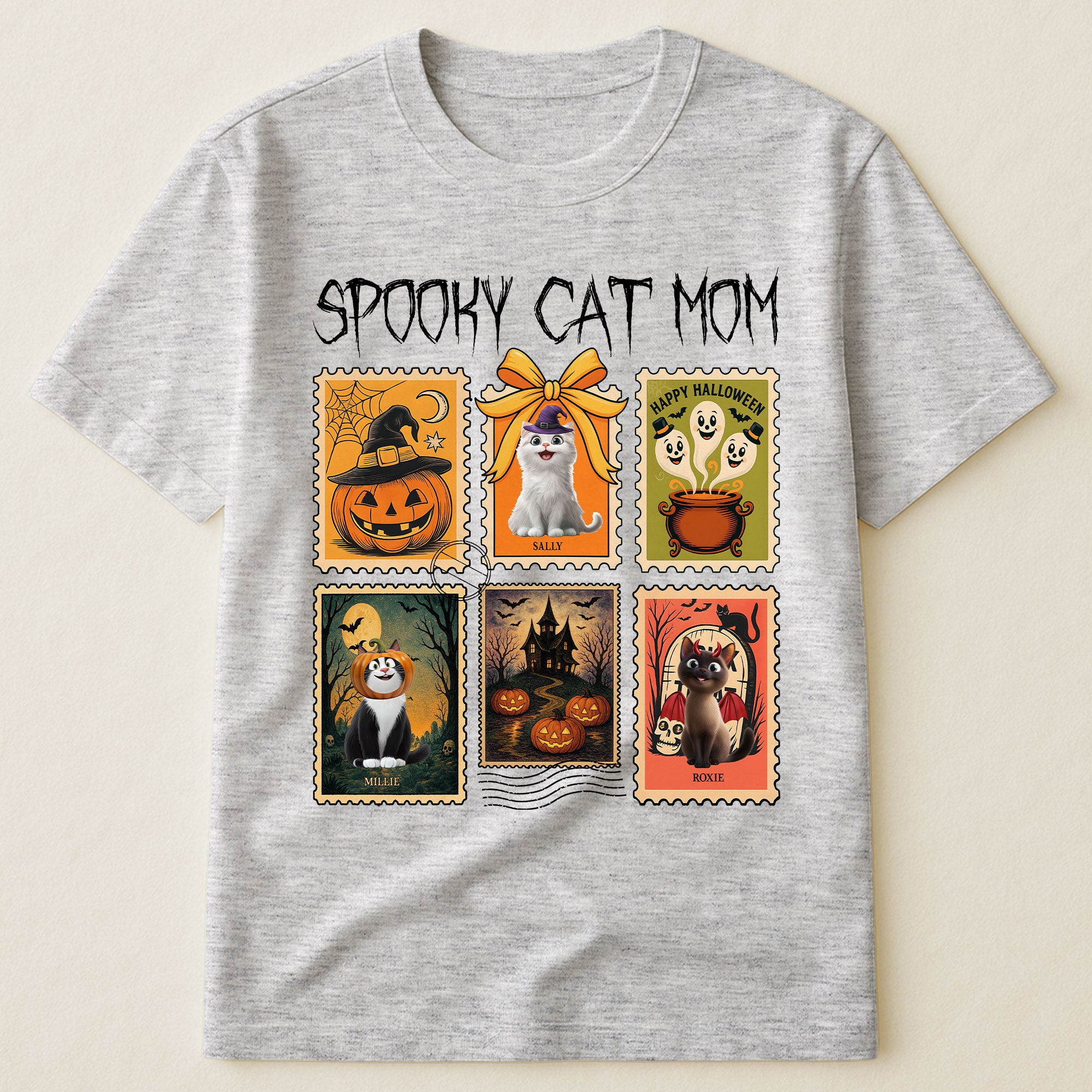 Spooky Cat Mom - Personalized Shirt
