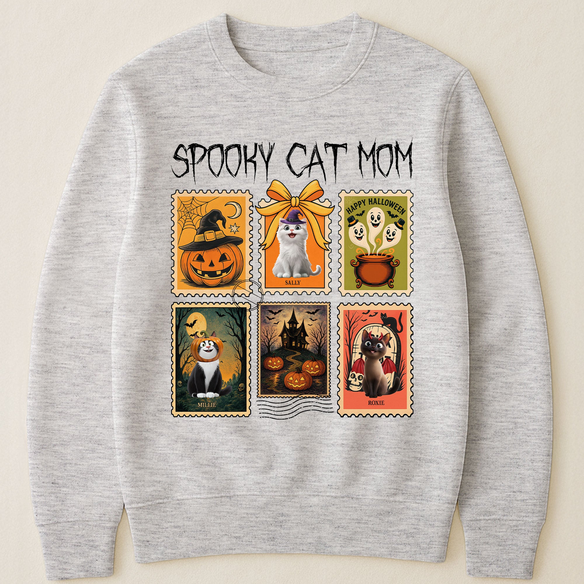 Spooky Cat Mom - Personalized Shirt