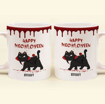 Spooky Fluffy Cat - Personalized Mug