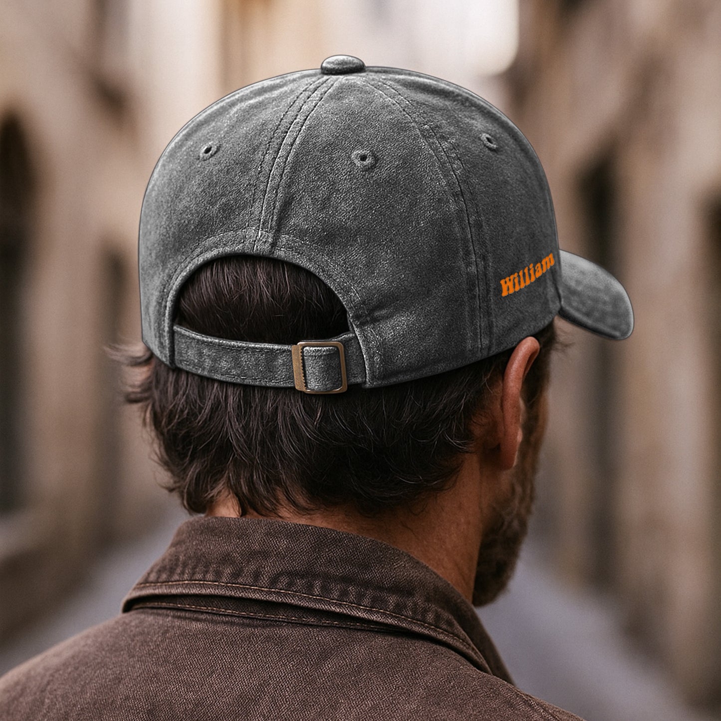 Spooky Goose On The Loose - Personalized Distressed Denim Cap