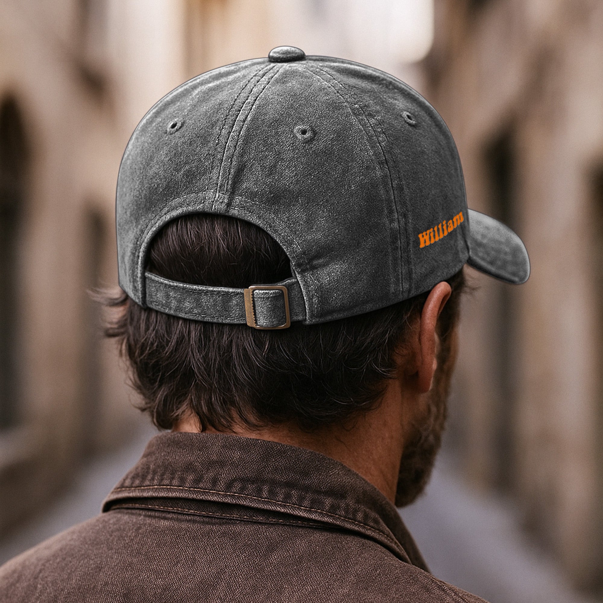 Spooky Goose On The Loose - Personalized Distressed Denim Cap