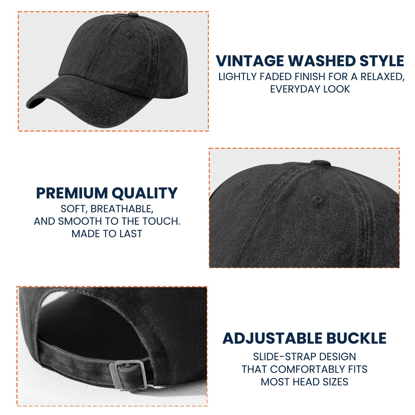 Spooky Goose On The Loose - Personalized Distressed Denim Cap