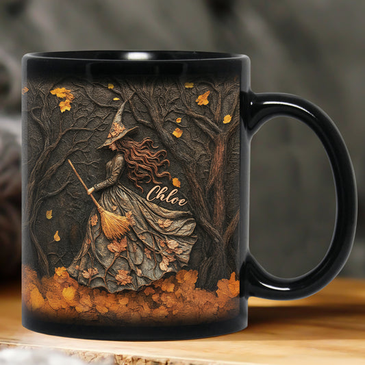 Spooky Witch Art Print - Personalized Mug