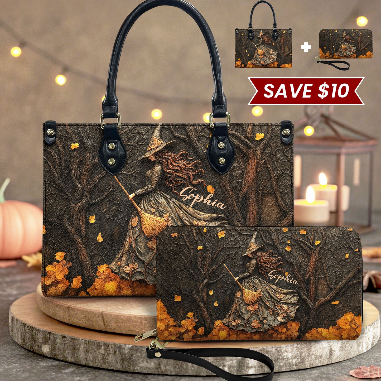 Spooky Witch Art Print - Halloween Set