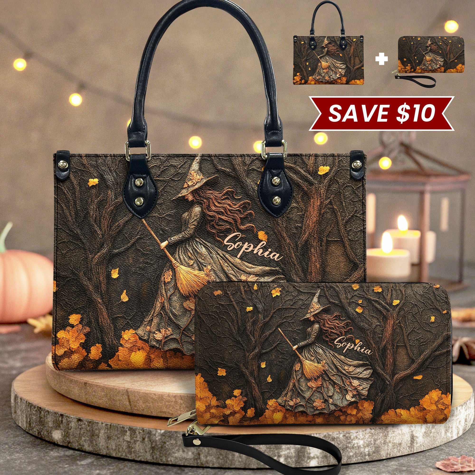 Spooky Witch Art Print - Halloween Set