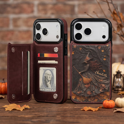 Spooky Witch Art Print - Personalized Phone Case